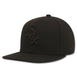 Chicago White Sox New Era MLB Black on Black Fashion 59FIFTY Cap
