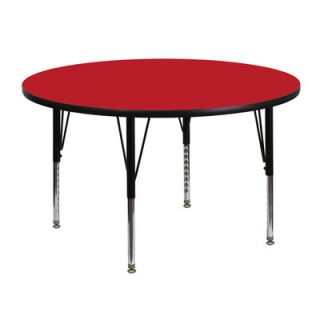FlashFurniture Round Activity Table XU A48 RND  Finish: Red