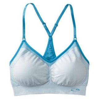 C9 by Champion Womens Seamless Bra With Removable Pads   Costume Blue L