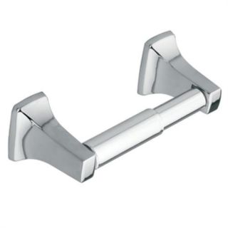 Moen P5080 Contemporary Series Toilet Paper Roll Holder Without Posts, Chrome Wholesale Packaging