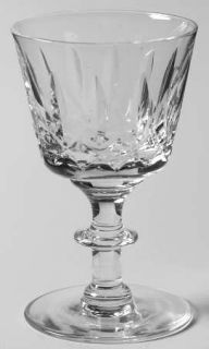 Webb Corbett Wec39 Wine Glass   Cut Vertical On Bowl, Wafer Stem