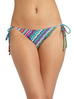 Bialik Print String Bikini Bottom  