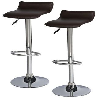 Adjustable Swivel Stool (set Of 2) (Steel, PVC, plywoodDimensions: 25 34 inches high x 15 inches wide x 15 inches deep Assembly Required )