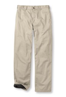 Lined Double L Chinos, Natural Fit, Plain Front