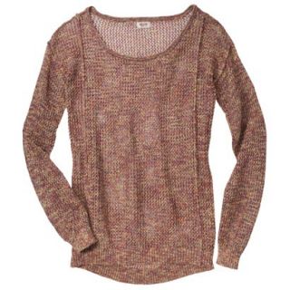 Mossimo Supply Co. Juniors Mesh Sweater   Pink S(3 5)