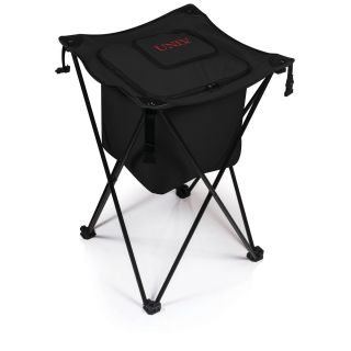 Picnic Time University Of Nevada Las Vegas Rebels Sidekick Portable Cooler (BlackMaterials: Polyester; PVC liner and drainage spout; steel frameDimensions Opened: 18.5 inches Long x 18.5 inches Wide x 27.8 inches HighDimensions Closed: 8 inches Long x 8 i