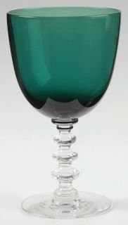 Tiffin Franciscan Killarney (Stem #17458) Water Goblet   Stem #17458, Green Bowl