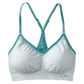 C9 by Champion Womens Seamless Bra With Removable Pads   Vintage Teal M