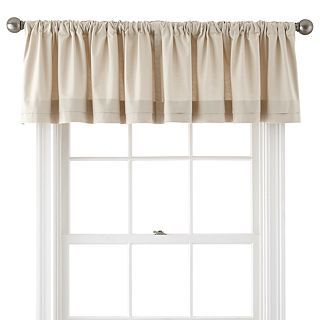 JCP Home Collection JCPenney Home Holden Rod Pocket Cotton Pleated Tailored