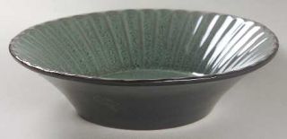 Gibson Designs Cistene Green Soup/Cereal Bowl, Fine China Dinnerware   All Green