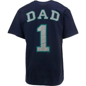 Seattle Mariners Majestic MLB Team Dad T Shirt