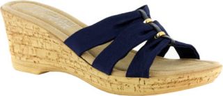 Womens Easy Street Palermo   Navy Casual Shoes