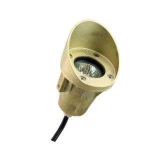 Focus Lighting SL33AC 12V 20W Brass Underwater Light with Angle Collar