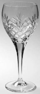 Badash Crystal Oxford (Smooth Stem) Wine Glass   Clear,Criss Cross,Fan,Smooth St