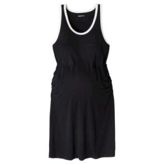 Merona Maternity Sleeveless Dress   Black/Cream S