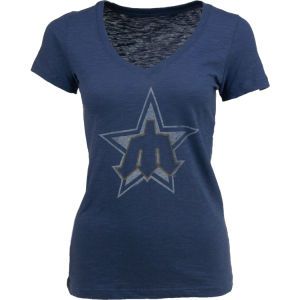 Seattle Mariners 47 Brand MLB Womens Vneck Scrum T Shirt