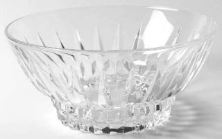 Cristal DArques Durand Tuilleries/Villandry Round Bowl   Cut, Clear