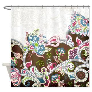 CafePress Indian Ham Floral Print 5 Shower Curtain Free Shipping! Use code FREECART at Checkout!