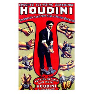 Trademark Global Inc Houdini Canvas Wall Art   14W x 19H in. Multicolor   V7083 