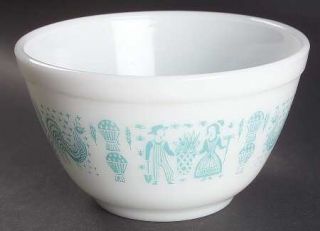 Pyrex Butterprint Turquoise 5 Mixing Bowl, Fine China Dinnerware   Turquoise &