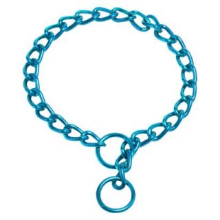 Platinum Pets Coated Chain Training Collar   Teal (26 x 4mm)