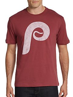 Vintage Inspired Phillies T Shirt   Maroon