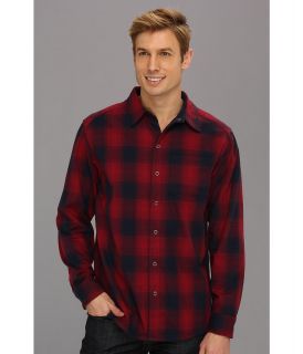 Mountain Hardwear Reverse Grid L/S Shirt Mens Long Sleeve Button Up (Navy)