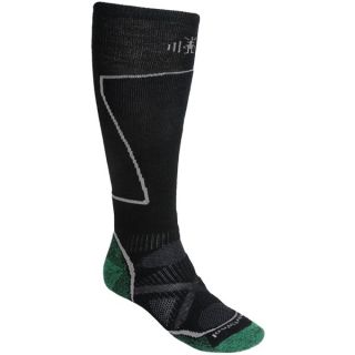 SmartWool PhD Ski Socks   Merino Wool (For Men and Women)   PESTO (XL )
