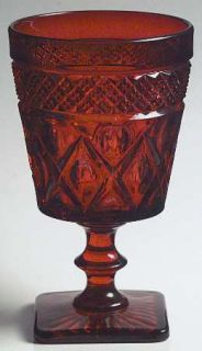 Imperial Glass Ohio Cape Cod Red (#1602 + #160) Water Goblet   Ruby Red, Stem #1