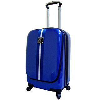 Travelers Club FORD Mustang 20 Hardside Carry On Spinner Upright Luggage, Blue
