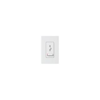 Lutron LXLV600PLWH Dimmer Switch, 450W 1Pole Magnetic Low Voltage Lyneo Lx Light Dimmer White
