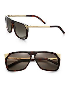 Saint Laurent Oversized Square Acetate Sunglasses    Black