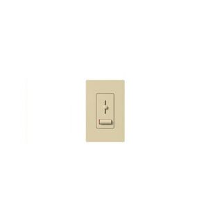 Lutron LX600PLLA Dimmer Switch, 600W 1Pole Incandescent Lyneo Lx Light Dimmer Light Almond