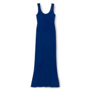 Merona Womens Knit Maxi Tank Dress   Waterloo Blue   L