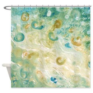  Sand and Surf Abstract Shower Curtain  Use code FREECART at Checkout