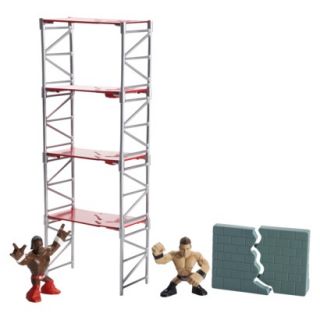 WWE Rumblers Rampage The Miz and Kofi Kingston Scaffold Smash Playset
