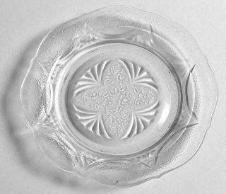 Hazel Atlas Royal Lace Clear Bread and Butter Plate   Clear,Depression Glass