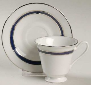 Oxford (Div of Lenox) Marquesa Footed Demitasse Cup & Saucer Set, Fine China Din
