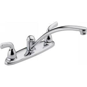 Delta Faucet B2310LF W Foundations Two Handle Kitchen Faucet