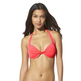 Mossimo Womens Mix and Match Push Up Swim Top  Smacking Coral M