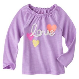 Cherokee Infant Toddler Girls Tee Shirt   Purple 2T