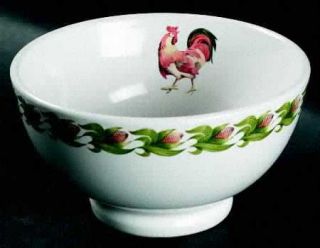 Enesco Ene10 5 All Purpose (Cereal) Bowl, Fine China Dinnerware   Roosters & Co
