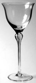 Spiegelau Ponteveccio Wine Glass   Clear, Plain Bowl,  Etched Lobed Stem