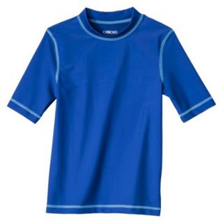 Cherokee Boys Short Sleeve Rashguard   Blue XL