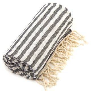 Authentic Pestemal Fouta Graphite Grey Turkish Cotton Bath/ Beach Towel (Graphite greyMaterials 100 percent Turkish cottonCare instructions Machine washable, dry on low heatDimensions 36 inches wide x 73 inches longThe digital images we display have th