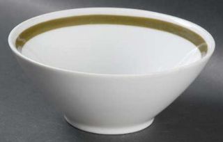 Mikasa Contour Fruit/Dessert (Sauce) Bowl, Fine China Dinnerware   Accent Line,G