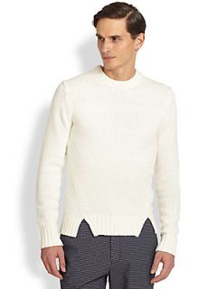 Michael Kors Cut Away Sweater   White
