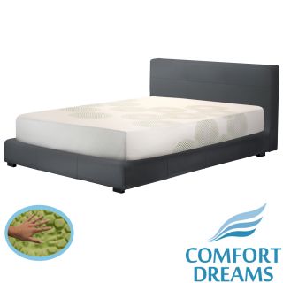 Comfort Dreams Lifestyle Collection Overall Relief 10 inch Queen size Memory Foam Mattress (QueenPatented zone sculpting science provides enveloping comfort and pressure reliefOpen cell memory foam allows maximum airflow to provide pressure relief and tem