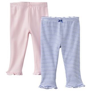Just One YouMade by Carters Newborn Girls 2 Pack Pant   Pink 6 M