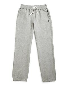 Ralph Lauren Boys Fleece Pants   Heather Grey